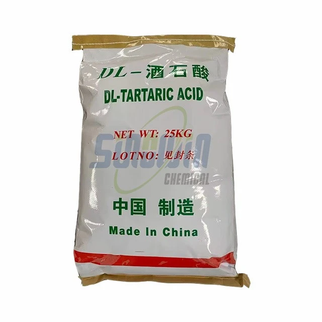 Cas 133-37-9 White Crystalline Powder DL Tartaric Acid best